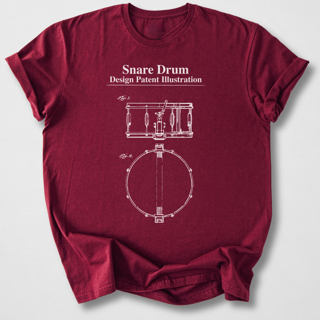 Snare Drum Patent T-Shirt
