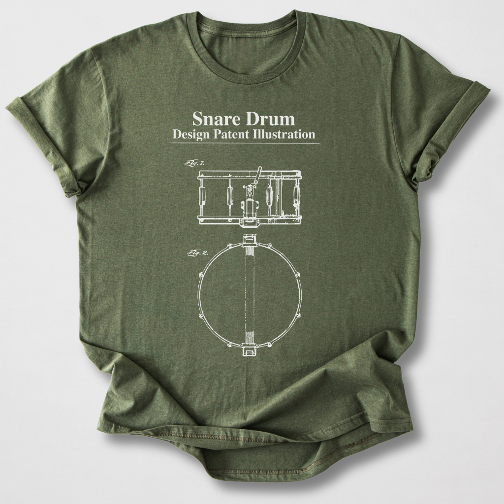 Snare Drum Patent T-Shirt