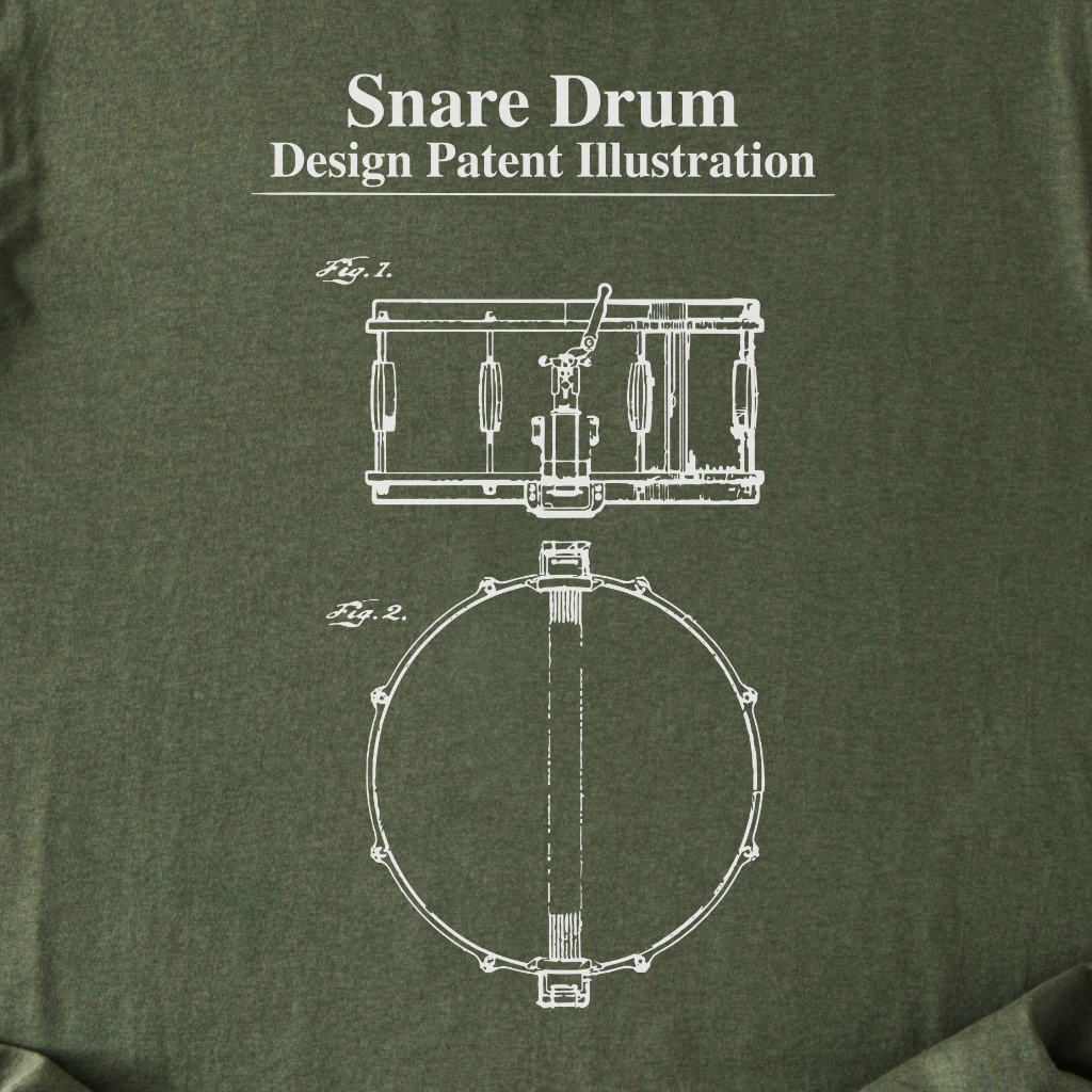 Snare Drum Patent T-Shirt
