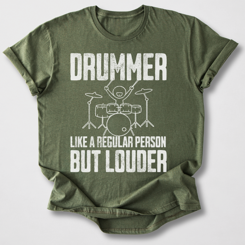 Drummer Person T-Shirt