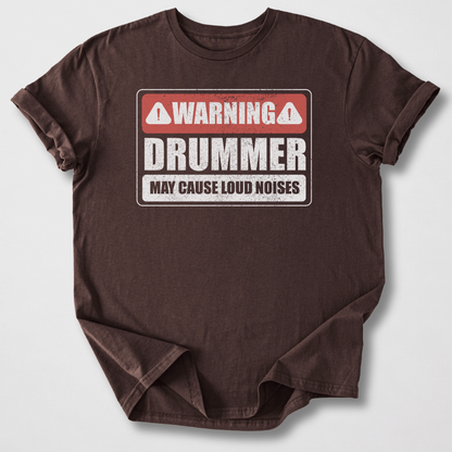Warning Drummer T-Shirt