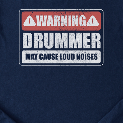 Warning Drummer T-Shirt