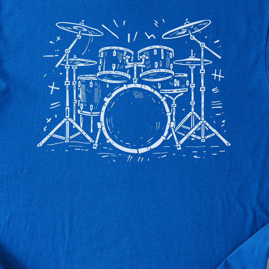 Blue Notes Drum T-Shirt