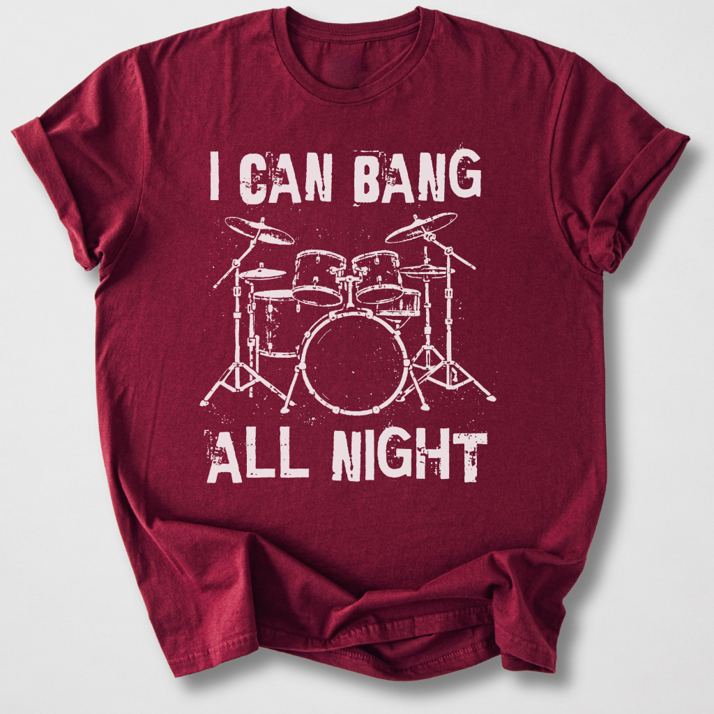 Bang All Night Drum T-Shirt