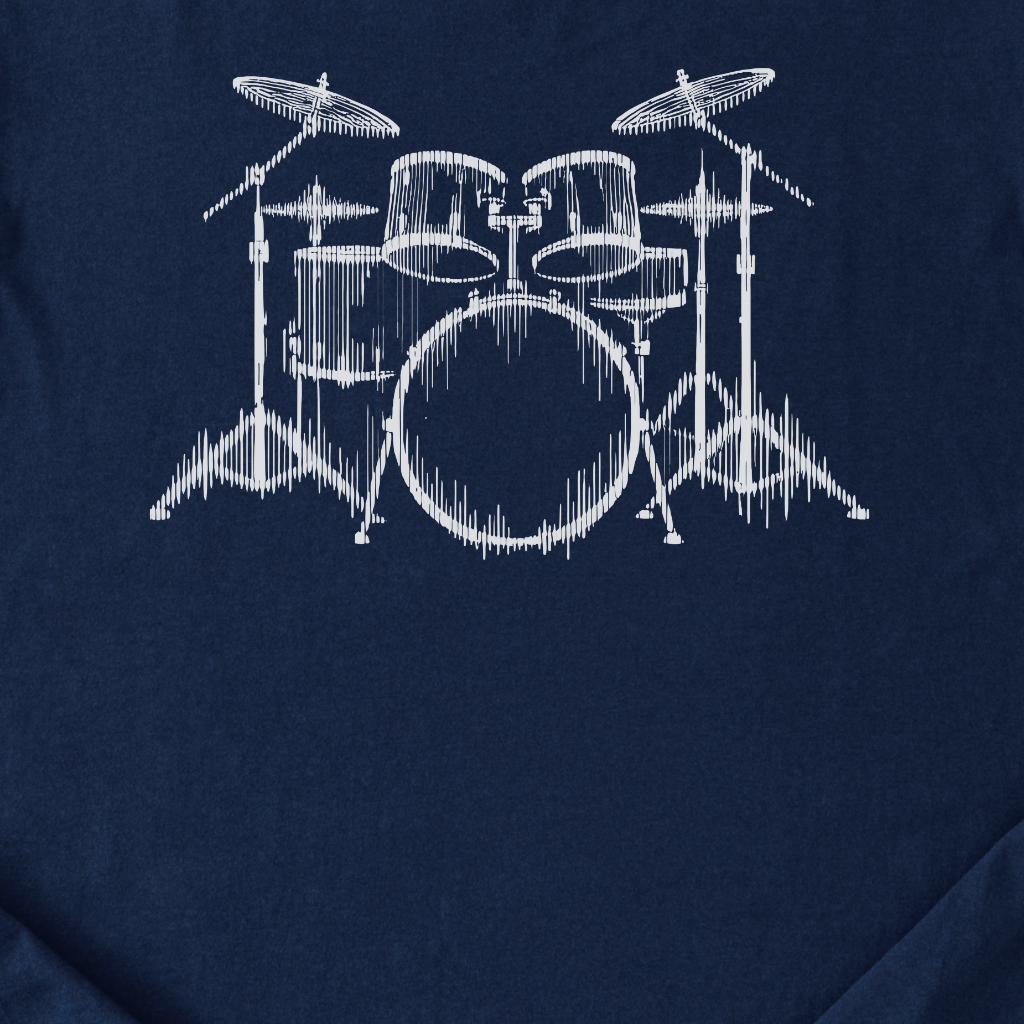 White Noise Drum T-Shirt