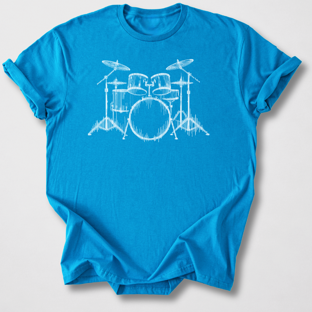 White Noise Drum T-Shirt