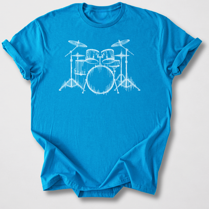 White Noise Drum T-Shirt