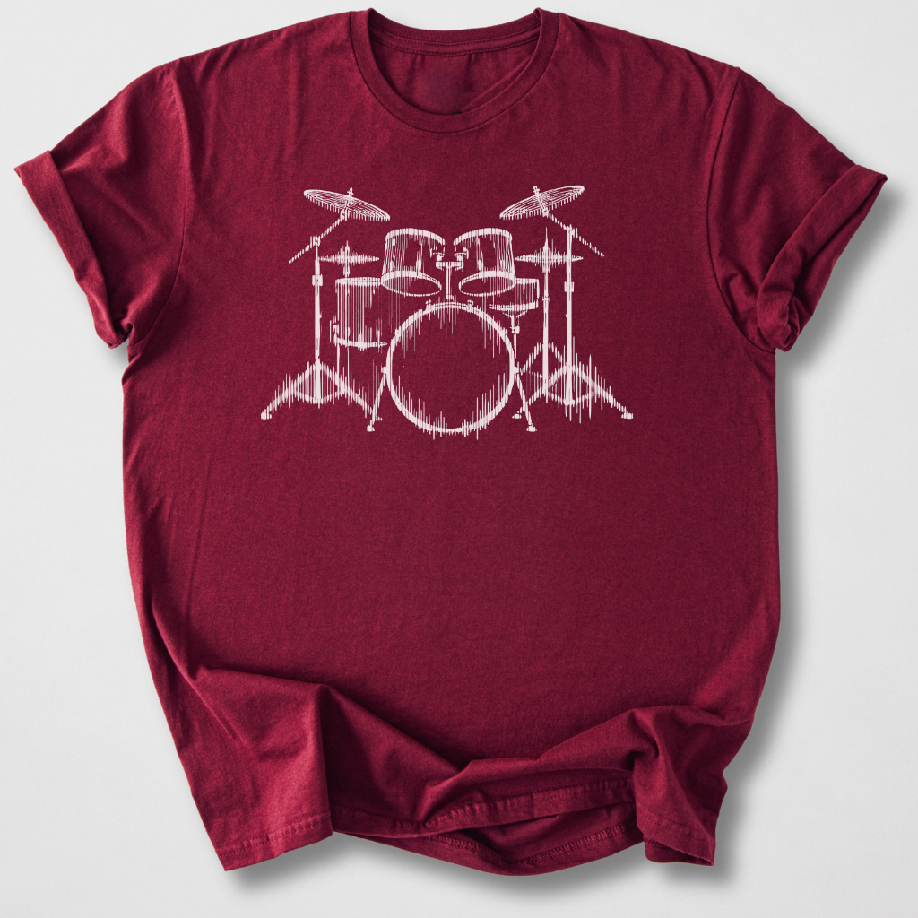 White Noise Drum T-Shirt