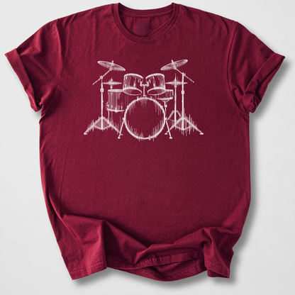 White Noise Drum T-Shirt