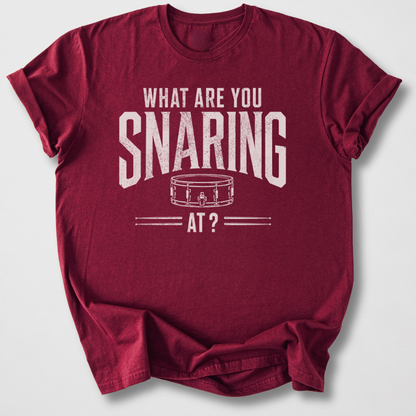 What Are You Snaring At? Drum T-Shirt