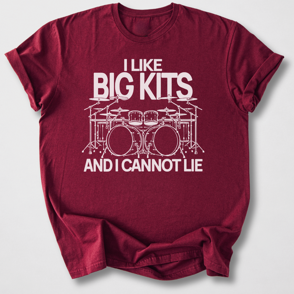 I Like Big Kits Drum T-Shirt