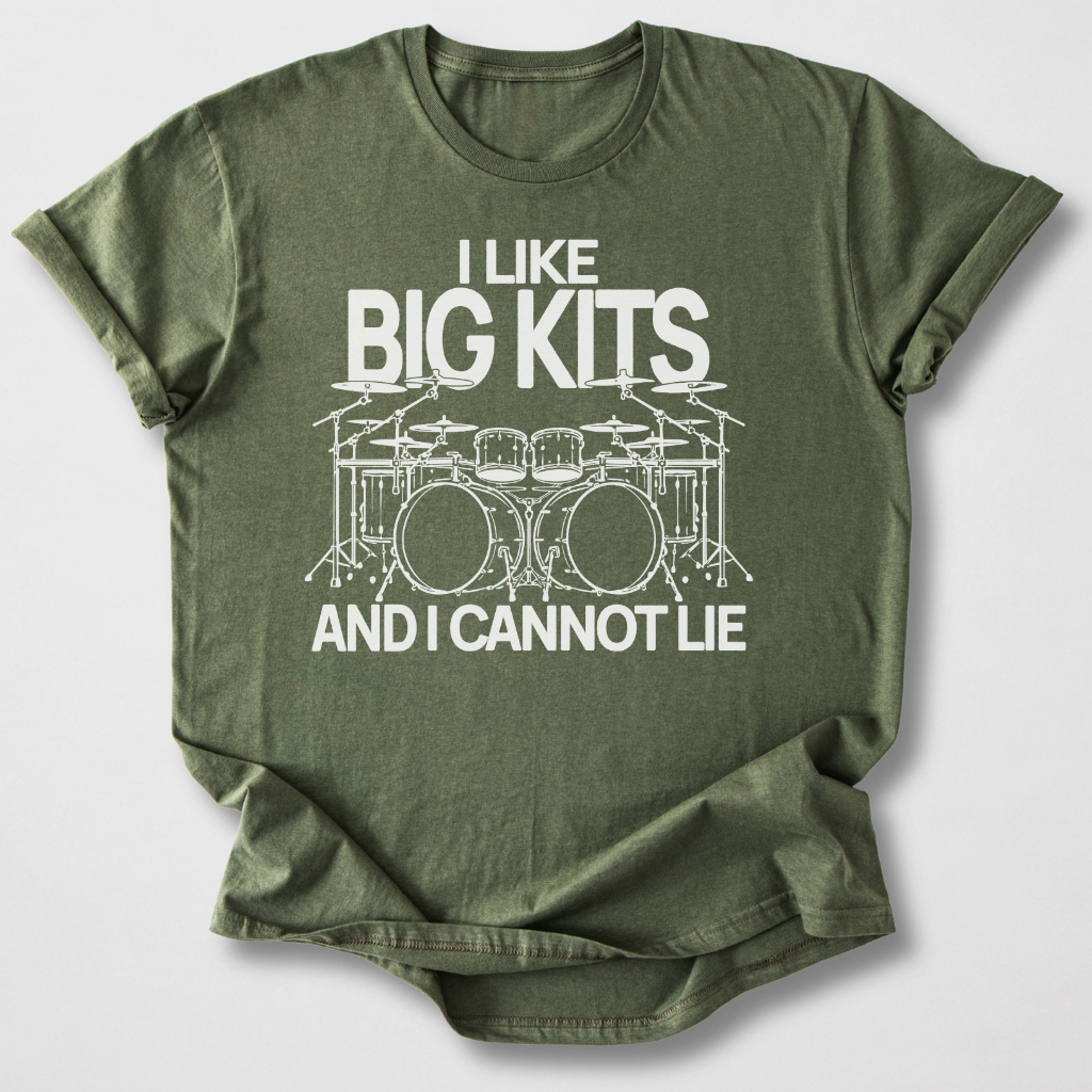 I Like Big Kits Drum T-Shirt
