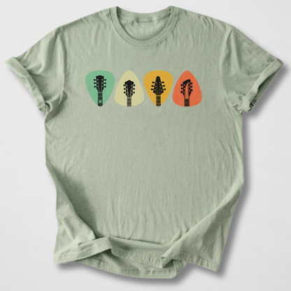 Retro Guitar Picks T-Shirt