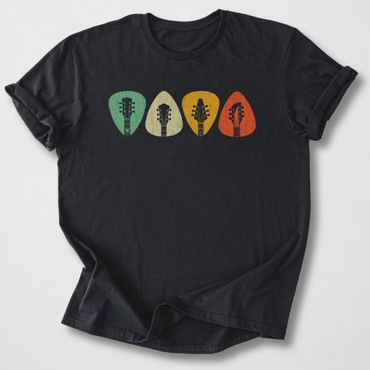 Retro Guitar Picks T-Shirt