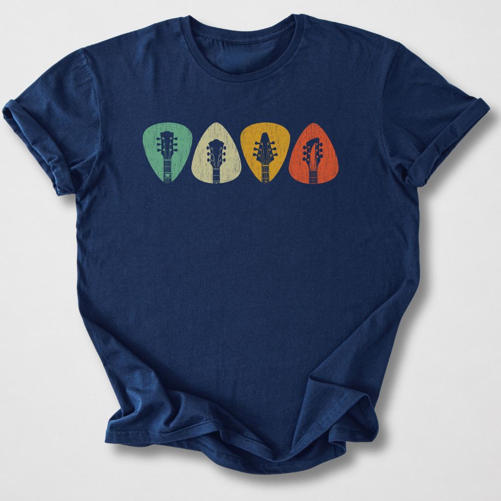 Retro Guitar Picks T-Shirt