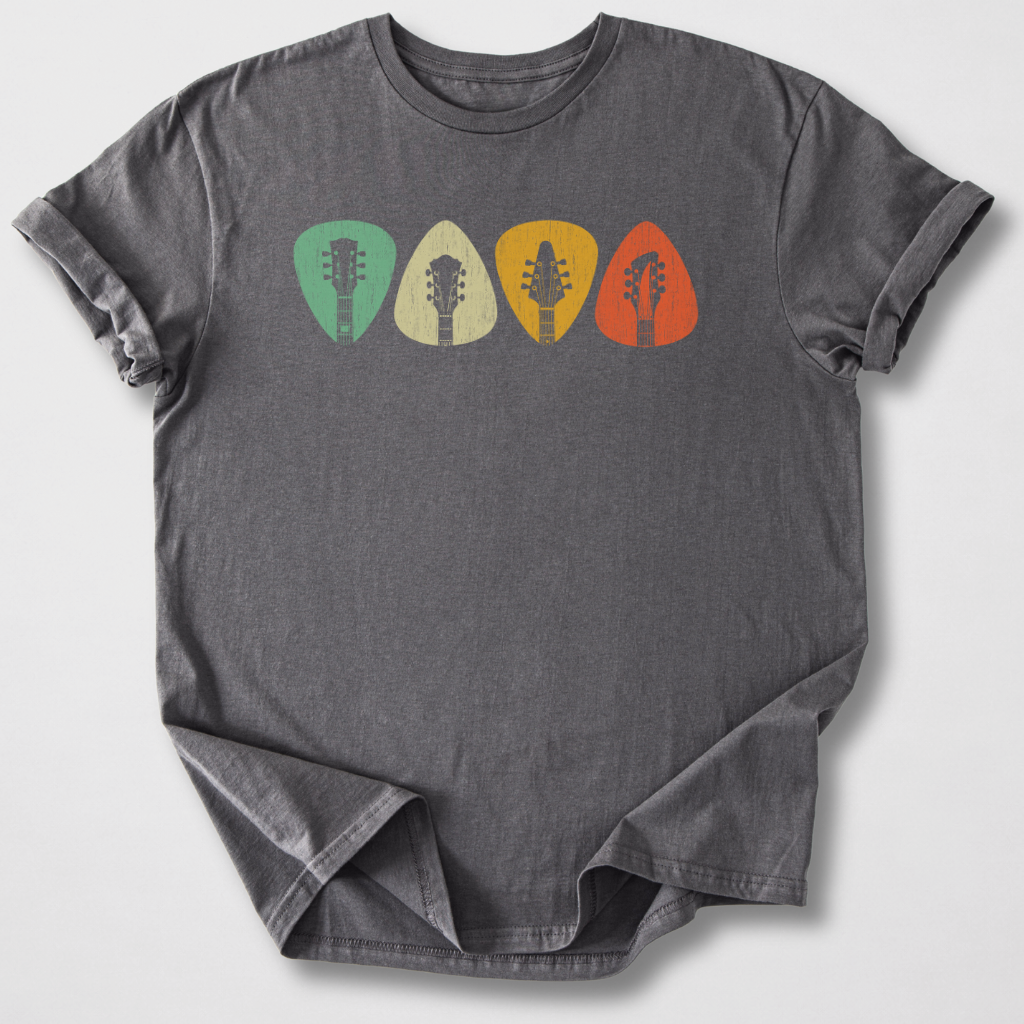 Retro Guitar Picks T-Shirt
