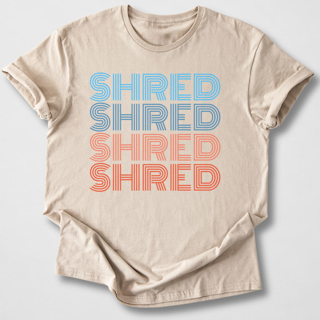 Shred Repeat Guitar T-Shirt