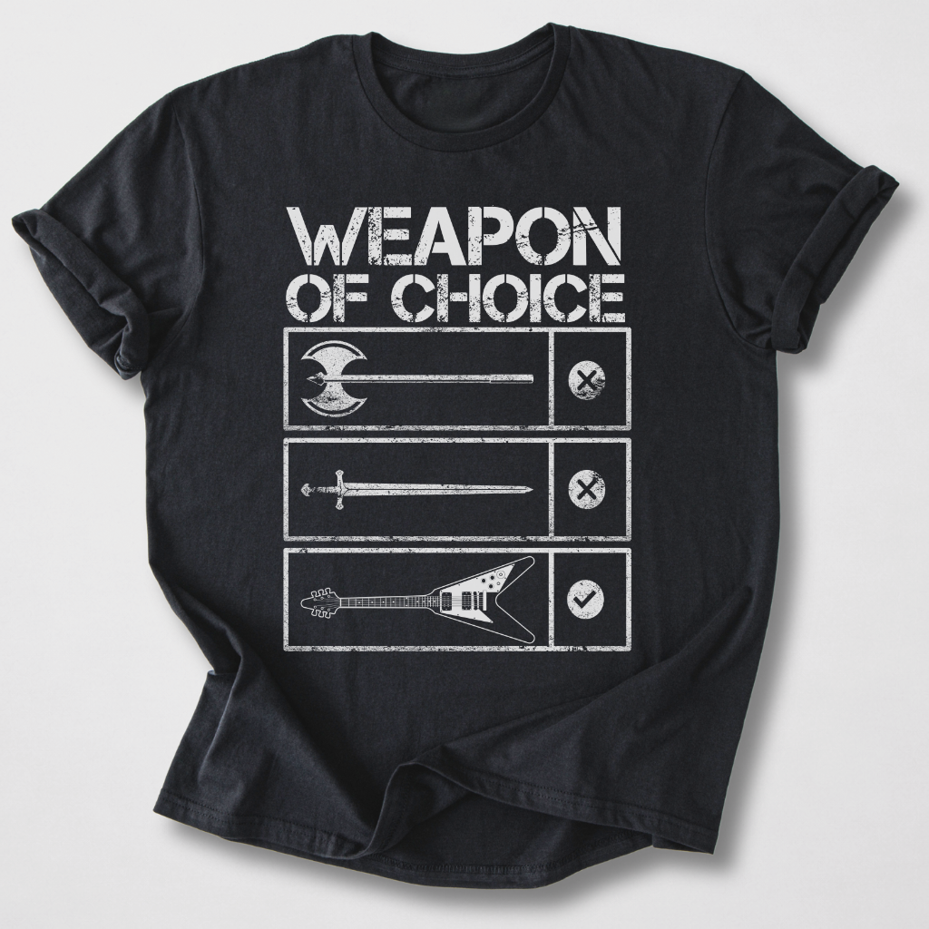 Weapon Of Choice Guitar T-Shirt