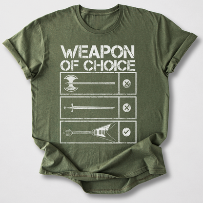Weapon Of Choice Guitar T-Shirt