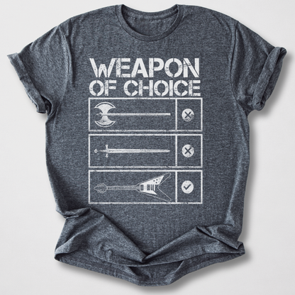 Weapon Of Choice Guitar T-Shirt