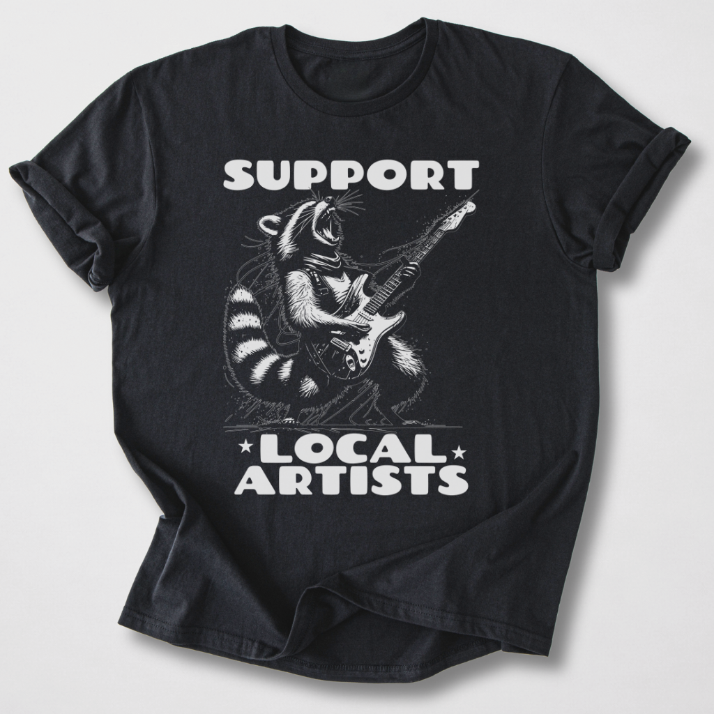 Support Local Artists Guitar T-shirt
