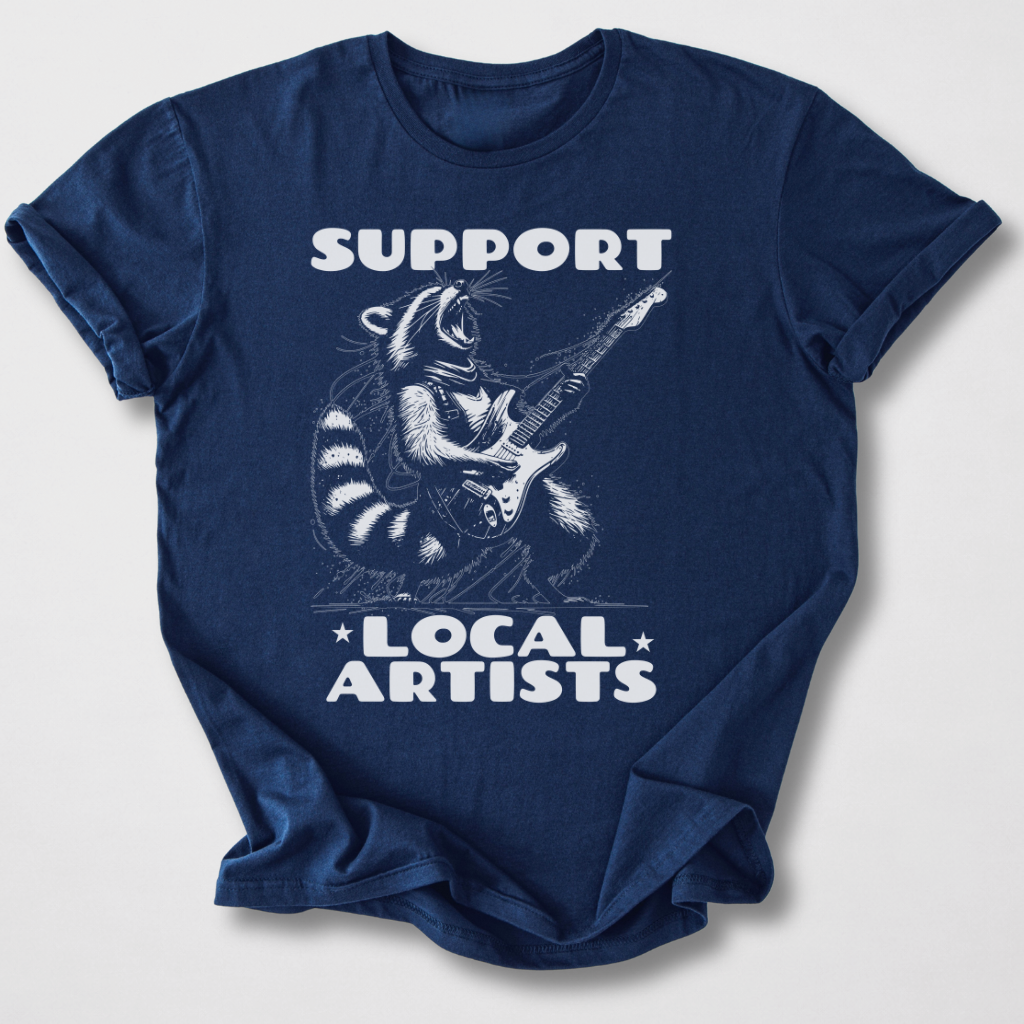 Support Local Artists Guitar T-shirt