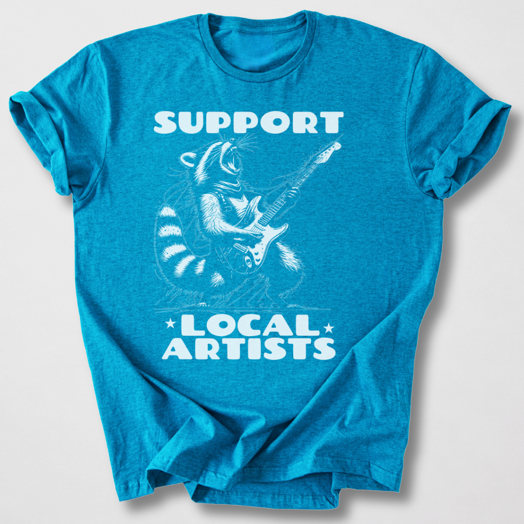 Support Local Artists Guitar T-shirt