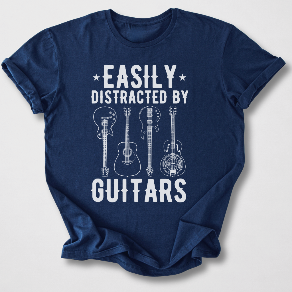 Easily Distracted By Guitars T-Shirt