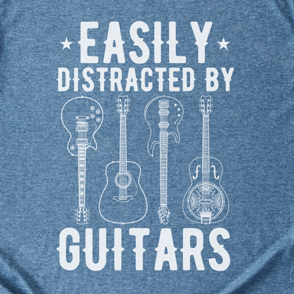 Easily Distracted By Guitars T-Shirt