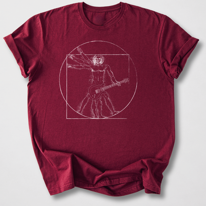 Vitruvian Guitar Man T-Shirt