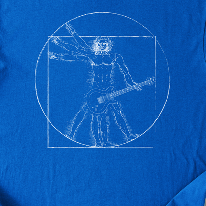 Vitruvian Guitar Man T-Shirt
