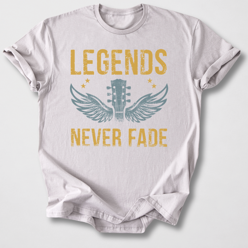 Legends Never Fade Guitar T-Shirt