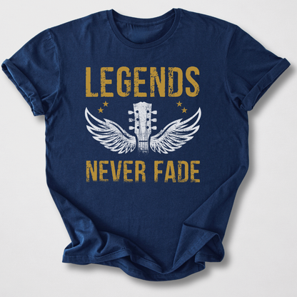 Legends Never Fade Guitar T-Shirt