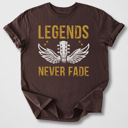 Legends Never Fade Guitar T-Shirt