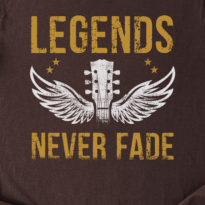 Legends Never Fade Guitar T-Shirt