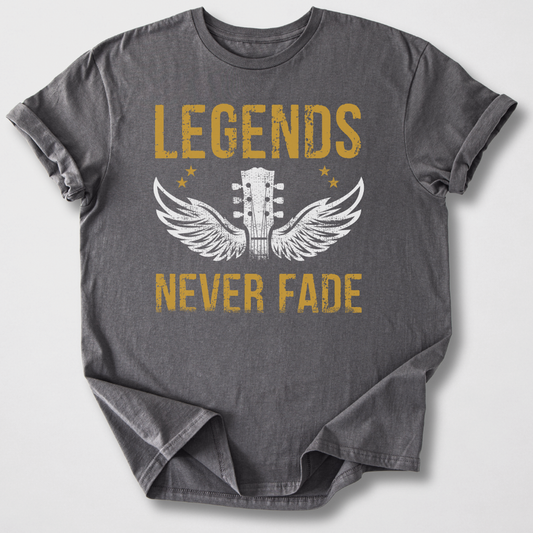 Legends Never Fade Guitar T-Shirt