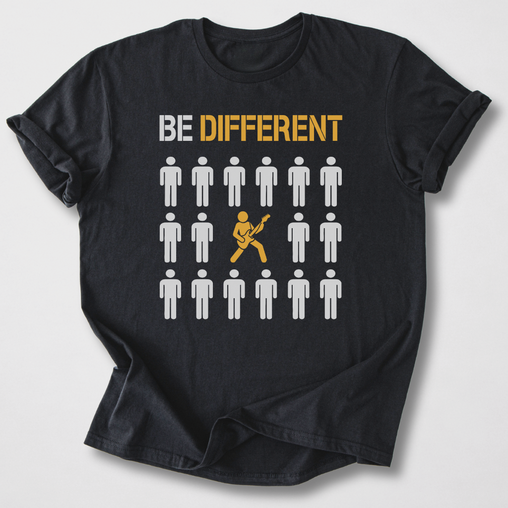 Be Different Guitar T-Shirt