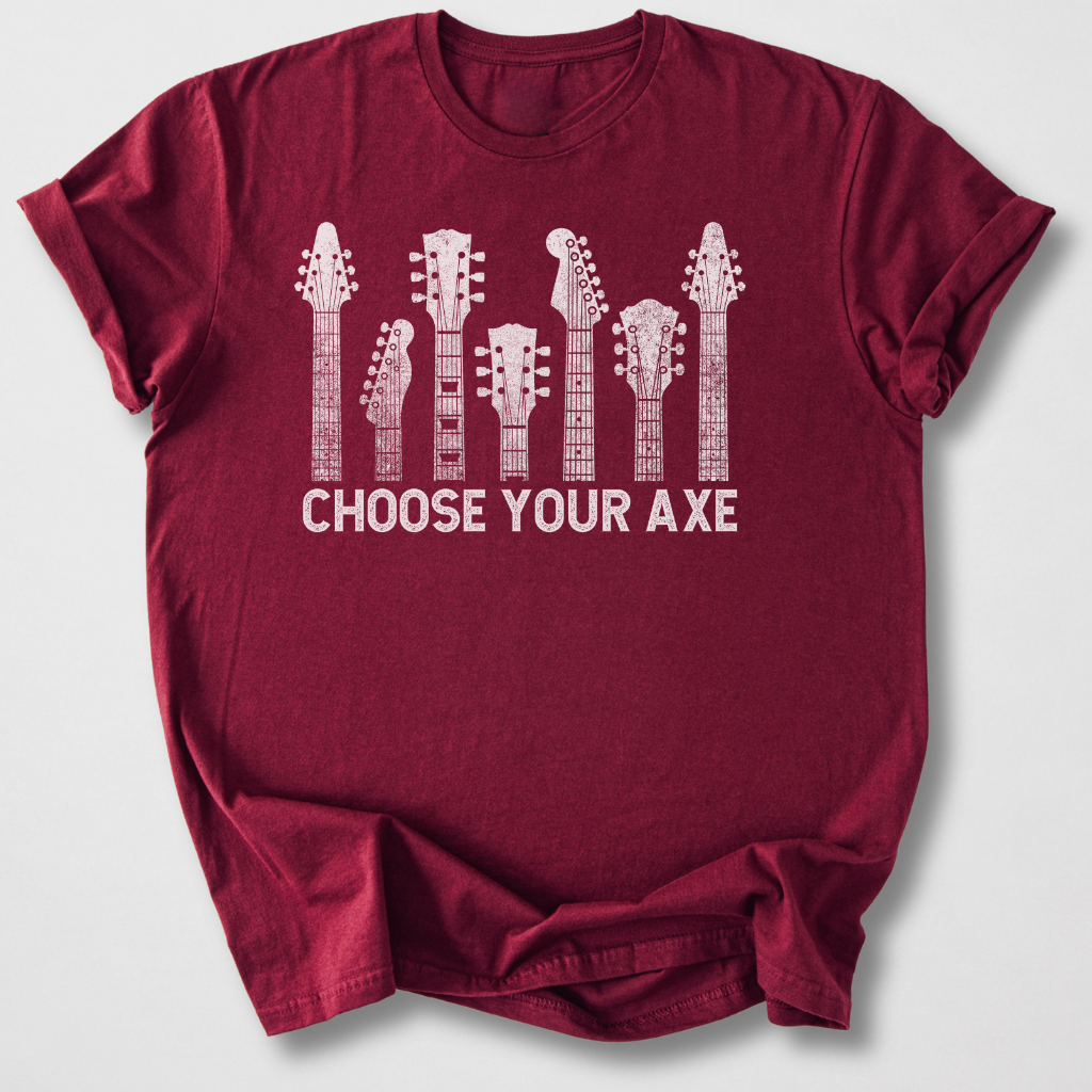 Choose Your Axe Guitar T-Shirt