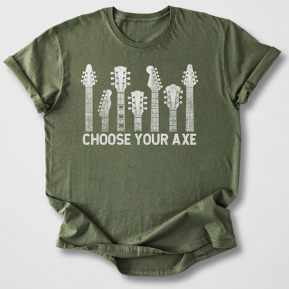 Choose Your Axe Guitar T-Shirt