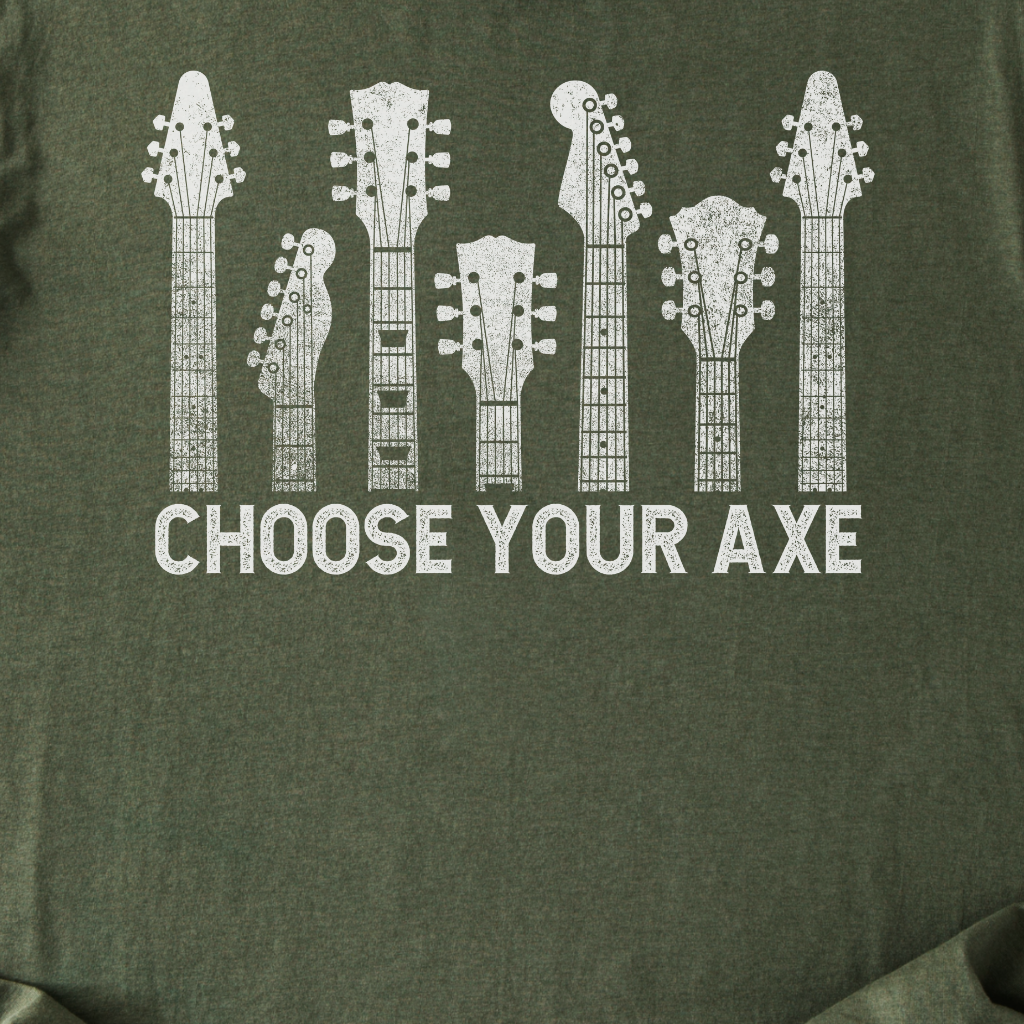 Choose Your Axe Guitar T-Shirt