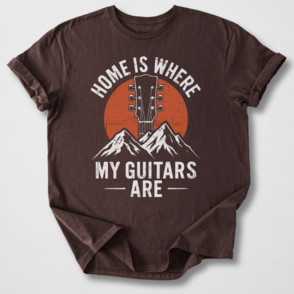 Home Is Where My Guitars Are T-Shirt