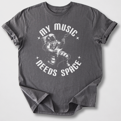 My Music Needs Space Guitar T-Shirt