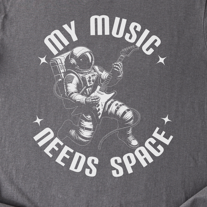 My Music Needs Space Guitar T-Shirt