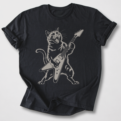 Distortion Kitty Guitar T-Shirt