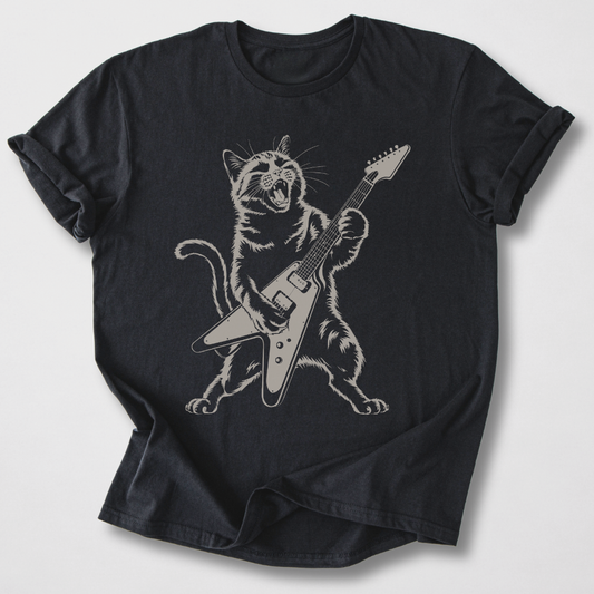 Distortion Kitty Guitar T-Shirt