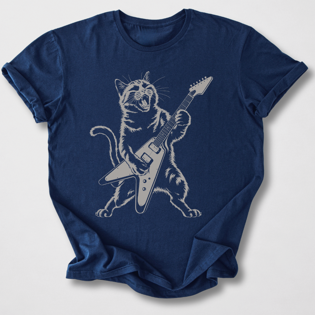 Distortion Kitty Guitar T-Shirt