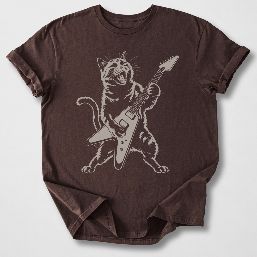 Distortion Kitty Guitar T-Shirt