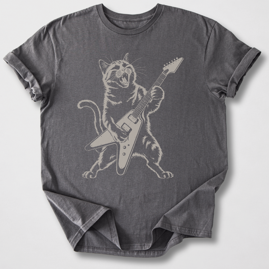 Distortion Kitty Guitar T-Shirt