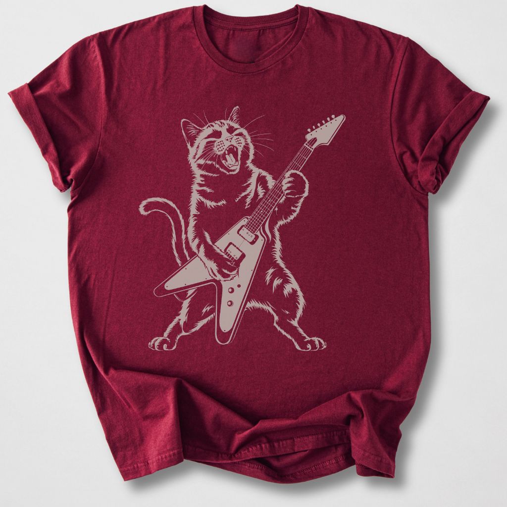 Distortion Kitty Guitar T-Shirt