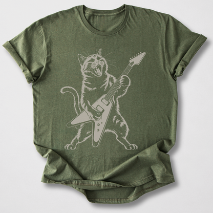 Distortion Kitty Guitar T-Shirt